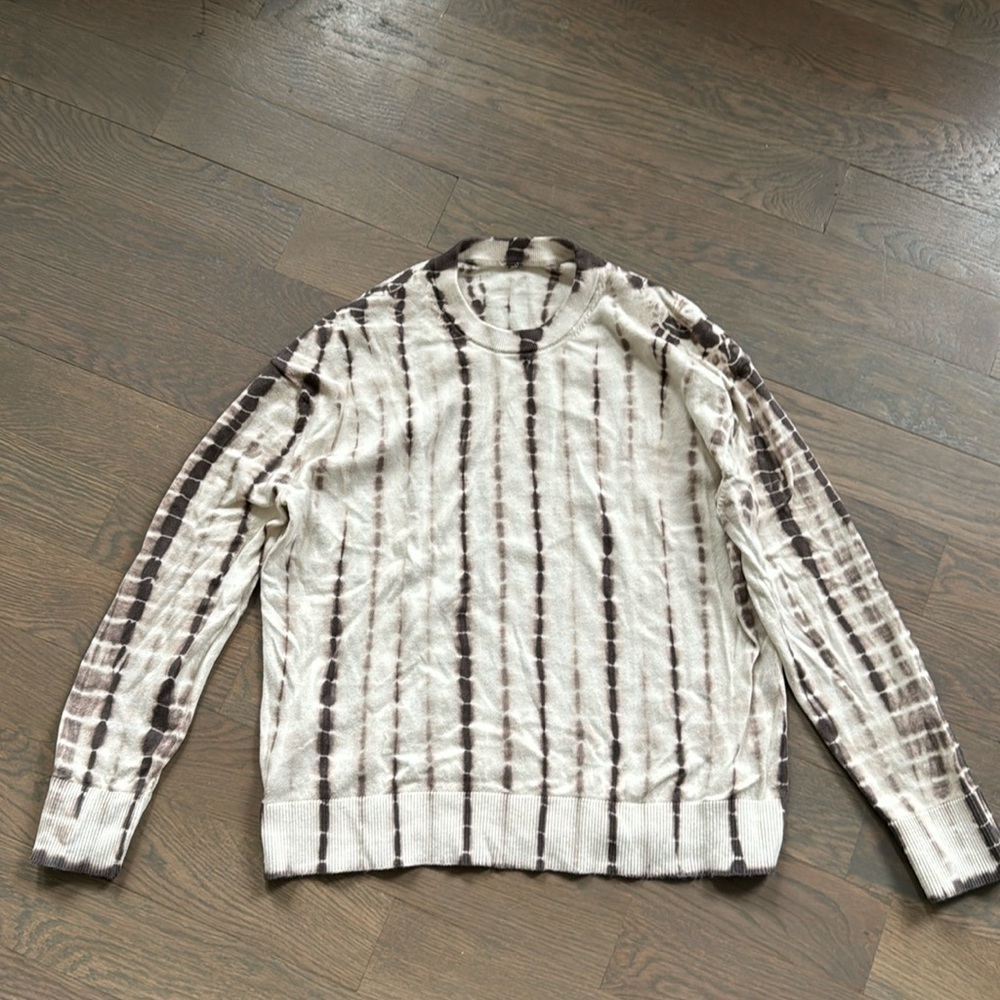 Lululemon tie die sweater - cotton + cashmere